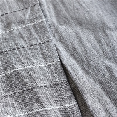 Постельное бельё SL Home Cotton line 2 сп 180*220см, 240*225 см, 50*70-2шт, цв.серый, 100% хлопок