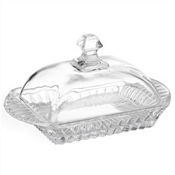 МАСЛЕНКА "MUZA CRYSTAL" 17,5*10,5 СМ. ВЫСОТА=9 СМ