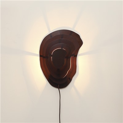 Светильник настенный Fluid, 32х44 см, молотый кофе