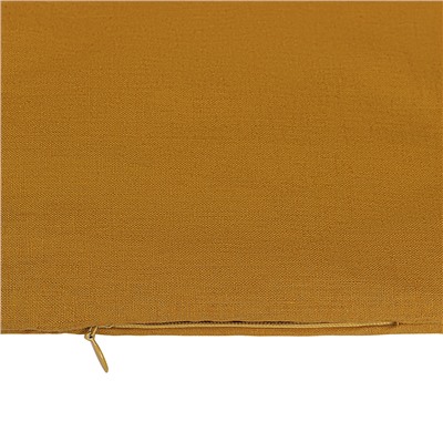 Комплект постельного белья изо льна и хлопка цвета карри из коллекции Essential, 150х200 см