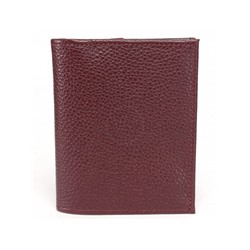 Портмоне женское Croco-ПР-914 натуральная кожа 2 отд,  5 карм,  бордо флотер/бордо крокодил (120/175)  235501