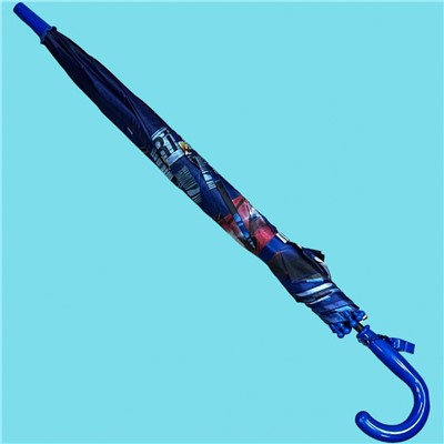 Зонт-трость для мальчика (Автомобили) полуавтомат Арт 003/2