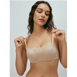 Бюстгальтер Bralette жен. Prew бежевый