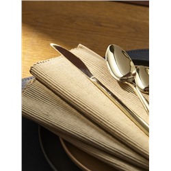 Набор столовых приборов Pure, золотистые глянцевые, 16 пред.