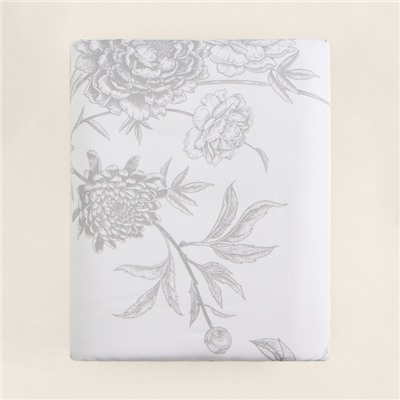 Пододеяльник SL Home Flowers 150*220 см, сатин, 140 гр/м2, 100% хлопок