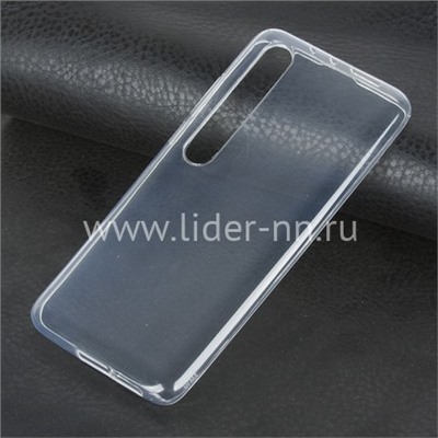 Задняя панель для Xiaomi Mi 10 Pro Силикон  прозрачная (пакет)