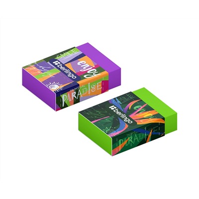 Ластик Berlingo "Jumble", Eco-PVC, картонный держатель, 45*32*11мм
