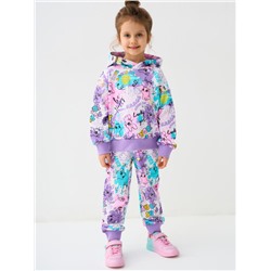 Комплект для девочки: толстовка, брюки