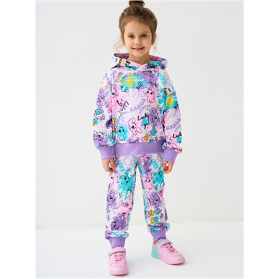 Комплект для девочки: толстовка, брюки