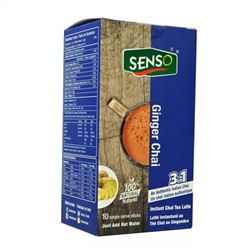 Чай с Имбирем 3 в 1 (10 стиков, 14 г), Ginger Chai 10 sticks 3 in 1, произв. Senso