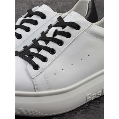 03-YC151-2 WHITE Кроссовки женские (натуральная кожа)