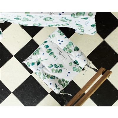 Подушка на стул "Этель" Eucalyptus 42х42см, 100% хл, саржа 190 г/м2