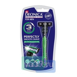 Станок для бритья DEONICA 3 FOR MEN со сменной кассетой