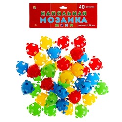 Мозаика напольная, 40 элементов, в пакете