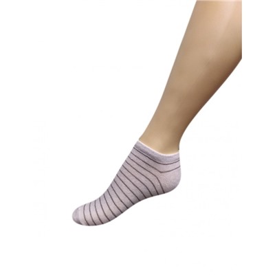 Носки женские В-100 полоска бежевый