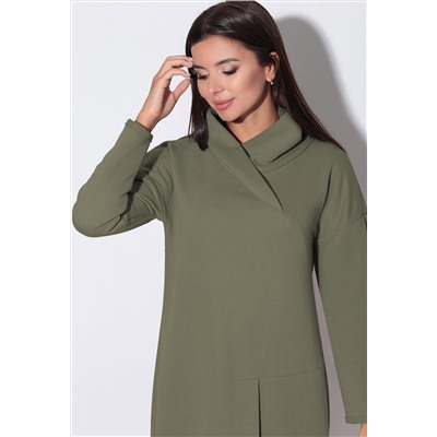 Платье Lenata 11156 хаки