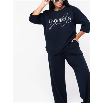 Костюм "Надпись" синий