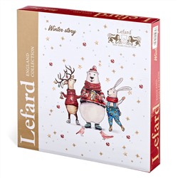 НАБОР ТАРЕЛОК ОБЕДЕННЫХ LEFARD "WINTER STORY" 2 ШТ. 26,5 СМ (КОР=12НАБ.)