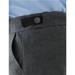 2pk Boys' Slim Leg Slim Fit School Trousers (2-18 Yrs)