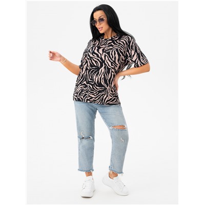 Футболка "Зебра" какао