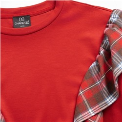 Лонгслив дизайнерский, Гардеробная магия (красный)