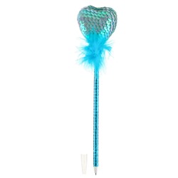 Ручка «Сердце», синие чернила, МИКС