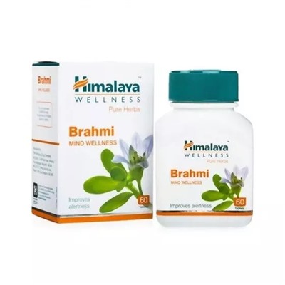 Брахми (60 таб, 250 мг), Brahmi, произв. Himalaya