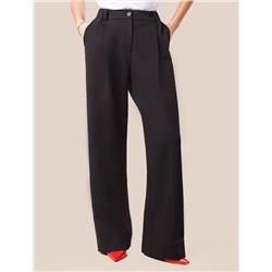 Брюки-палаццо на резинке сзади из джерси