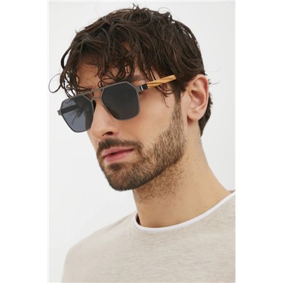 Okulary przeciwsłoneczne męskie z polaryzacją kolor czarny