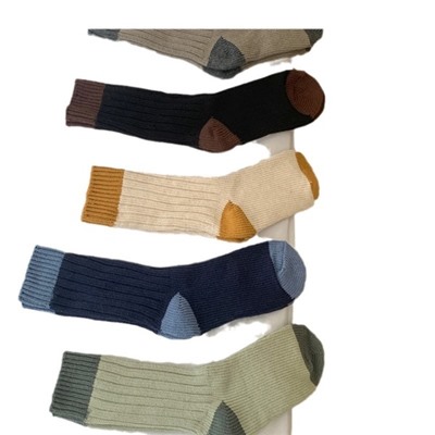 Tide, Japanese demi-season cotton socks for men and women for beloved