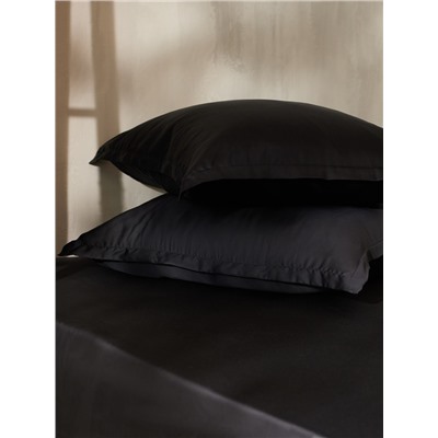 Наволочка SL Home Tencel 70*70+3 см , цв. чёрный