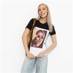 Футболка с объемным декором, Уверенно моя