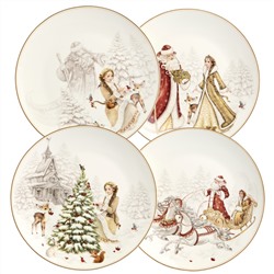 НАБОР ТАРЕЛОК ЗАКУСОЧНЫХ LEFARD "МОРОЗКО" 4 ШТ. 20,5 СМ (КОР=6НАБ.)