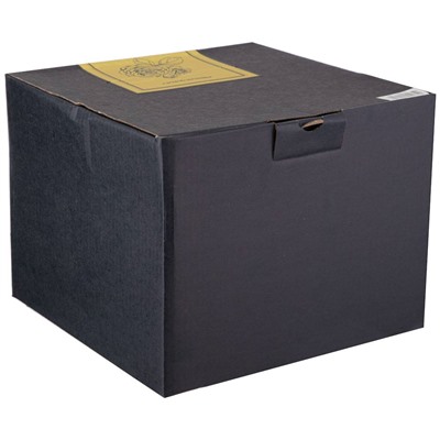 КОНФЕТНИЦА "LEFARD GOLD GLASS" 19,5*19,5 СМ. ВЫСОТА=15 СМ. (КОР=12ШТ.)