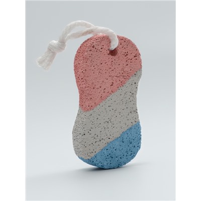 Пемза для педикюра «Бесконечность», с подвесом, 9.5×4.5 см, в коробке, разноцветная