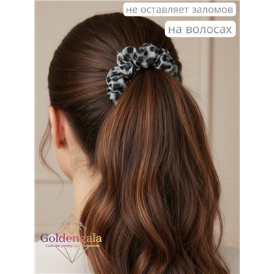 Резинка для волос объемная леопардовая Арт:Р17А/005