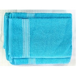 Комплект полотенец Косичка светло-бирюзовый г-к