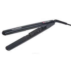 Dewal Щипцы для выпрямления волос / Pro Black Titanium 03-108, черный, 105 Вт