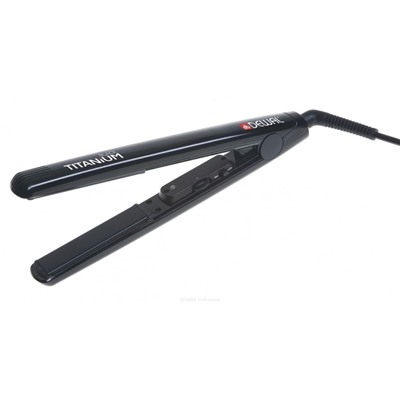 Dewal Щипцы для выпрямления волос / Pro Black Titanium 03-108, черный, 105 Вт