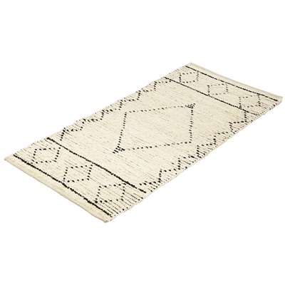 Ковер из переработанного хлопка Dispur из коллекции Ethnic, 70x160см