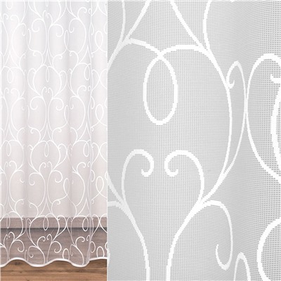 Штора 25С6682-Г50  белый 4 м*2.65 м