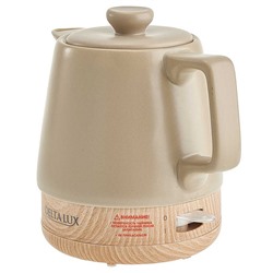 Чайник электрический 1200 Вт, 1 л, корпус из фарфора DELTA LUX DE-1013 бежевый