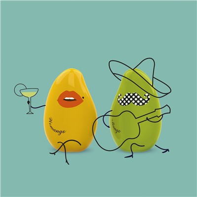 Набор из солонки и перечницы Mango Womango