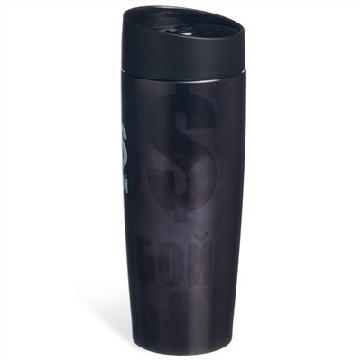 ТЕРМОКРУЖКА AGNESS "BOSS" 360МЛ, КОЛБА НЕРЖ.СТАЛЬ 18/10