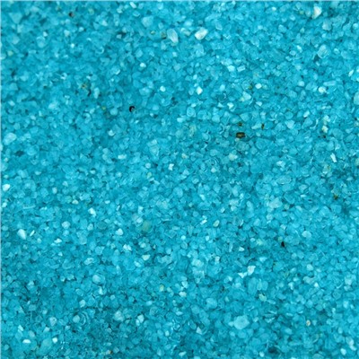 Песок кварцевый (0,8-1,5 мм) бирюза, 800 г