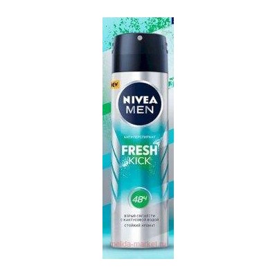 Nivea Men Антиперспирант Fresh Kick Спрей 150 мл