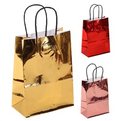 Пакет подарочный 15*21*8 крафт ассорти 3 вида КОКОС 232231/12/Китай