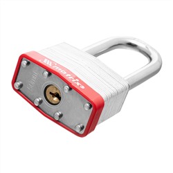 Замок навесной, 50 мм, удлиненная дужка Matrix