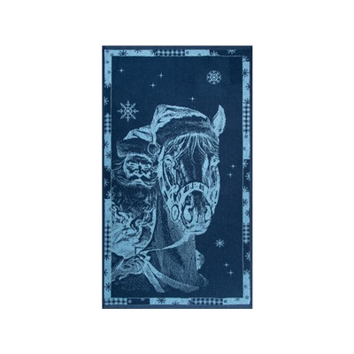 Полотенце махровое 6с103.412ж1 Мороз-наездник(джинс) 50х90см