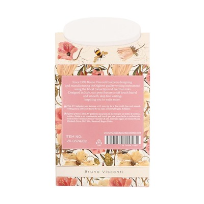Ручка шариковая BrunoVisconti ArtClick.Flora.Bloom flowers, 0.5мм, стерж/син МИКС